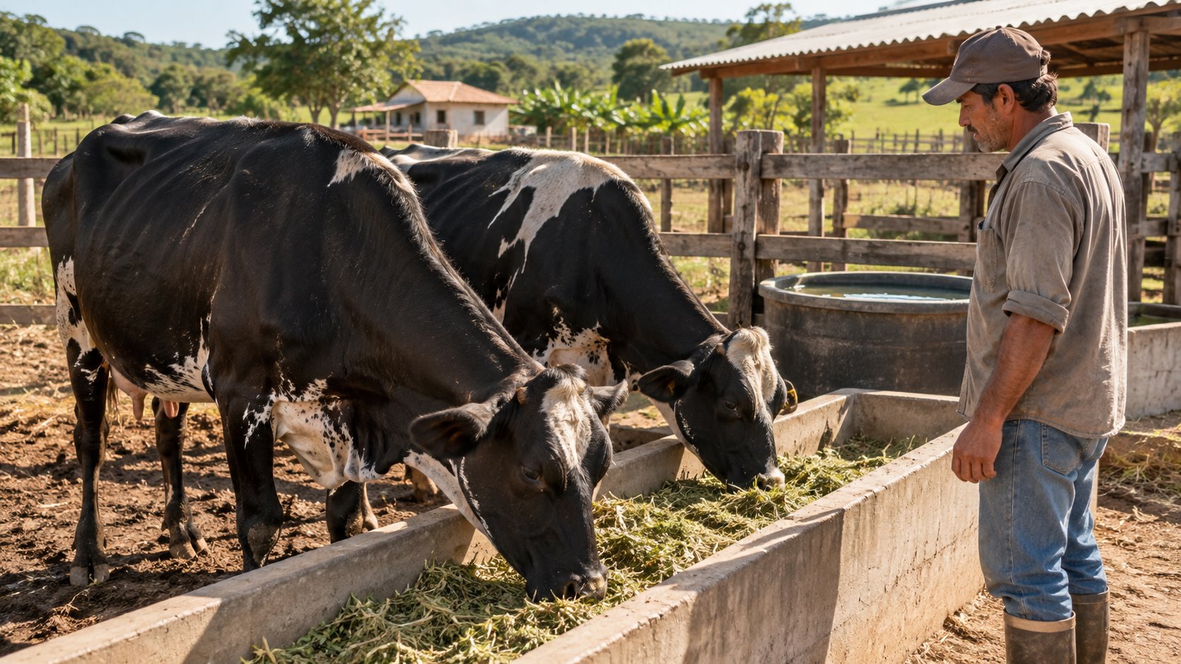 Vacas leiteiras recém-compradas: acompanhe adaptação alimentar antes de cobrar produção