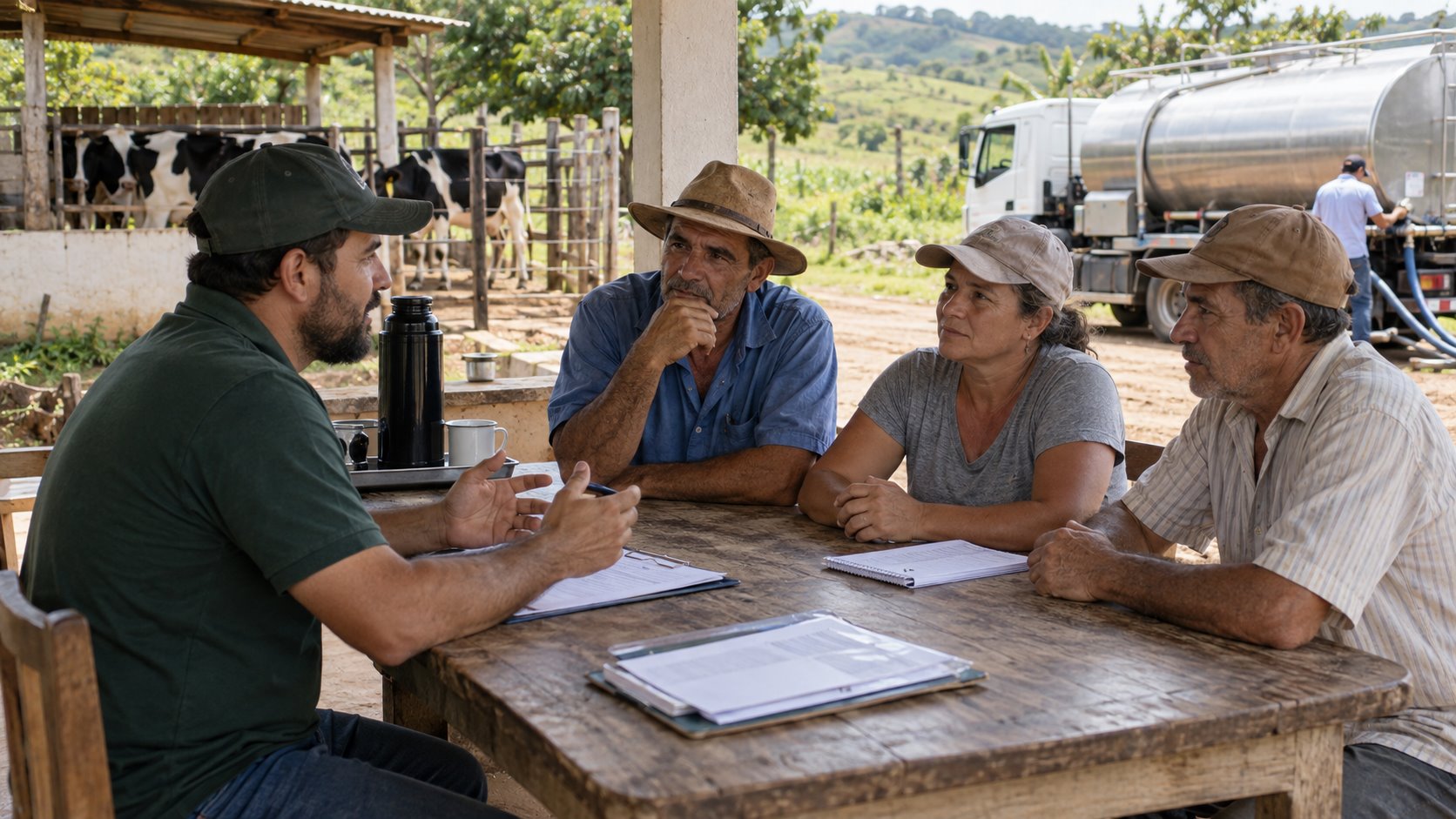 Cooperativa de leite: compare serviços, regras e retorno para poucas vacas