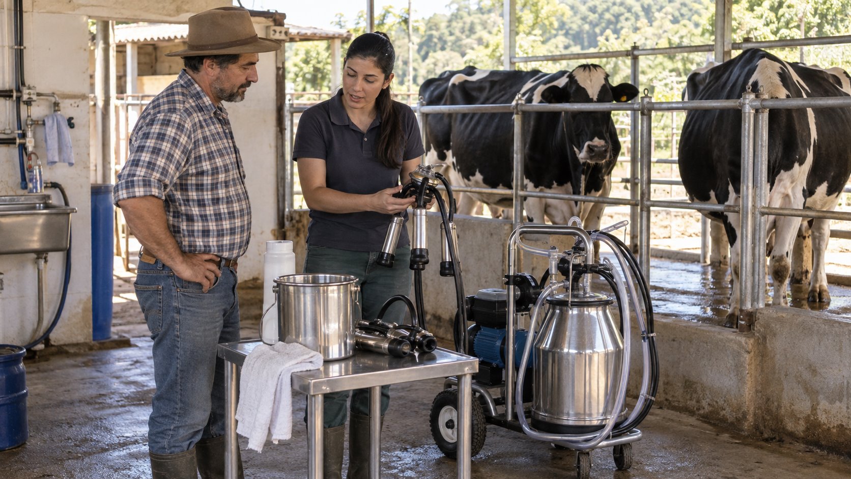 Ordenha manual ou mecânica: escolha a estrutura para poucas vacas pelo trabalho diário