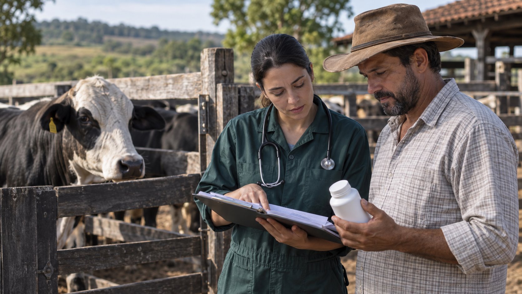 Tratamento de bovinos: registre dose prescrita e carência do leite ou da carne