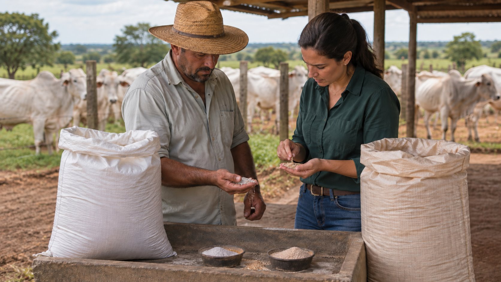 Sal mineral para gado de corte: leia rótulos antes de comparar preços