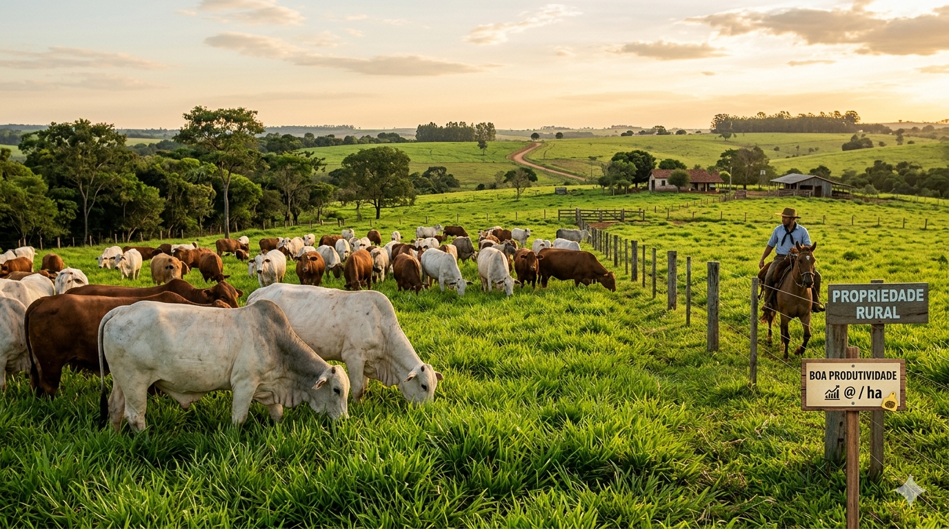 Quanto é considerado boa produtividade em arroba por hectare
