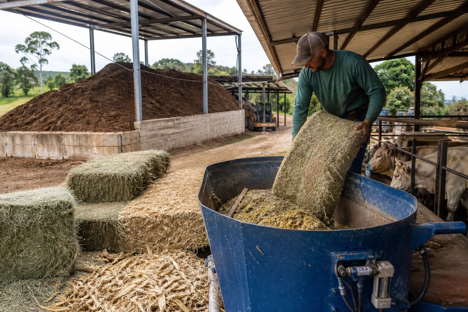 Cama de frango para gado é proibida: entenda o risco e use alternativas