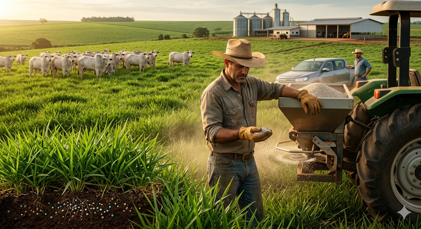 Como adubar pasto corretamente e aumentar a produção de arrobas por hectare
