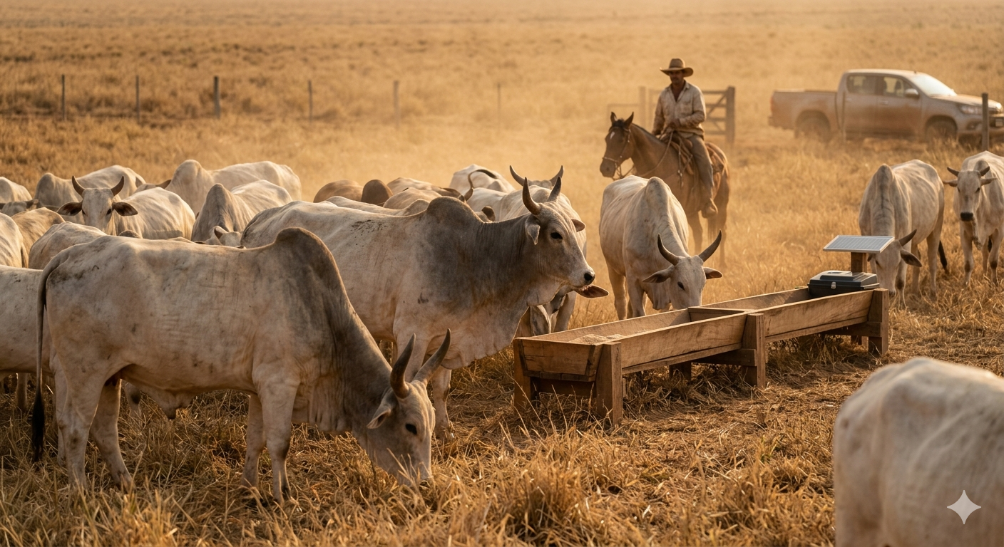 Como aumentar o ganho de peso mesmo com pasto seco e lucrar na seca