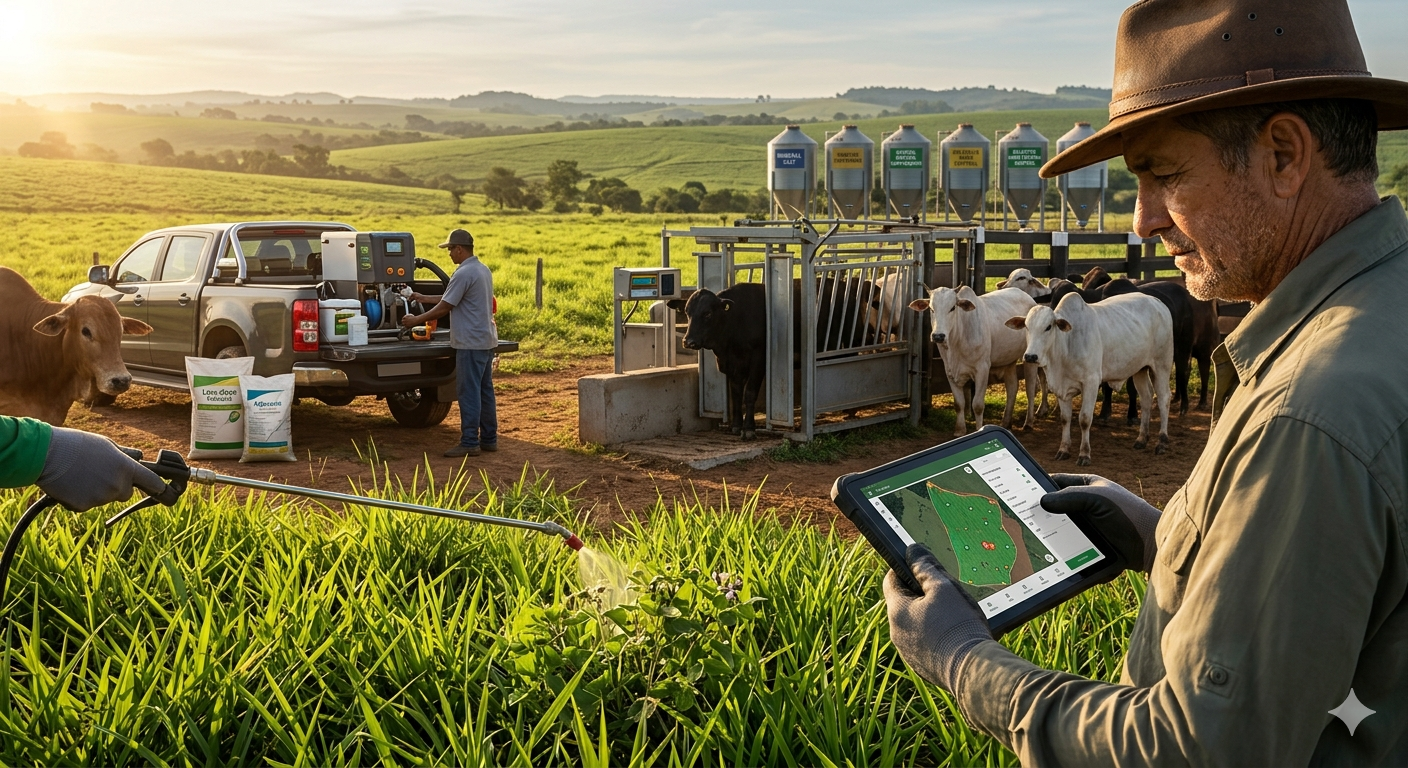Como controlar plantas daninhas no pasto sem matar capim