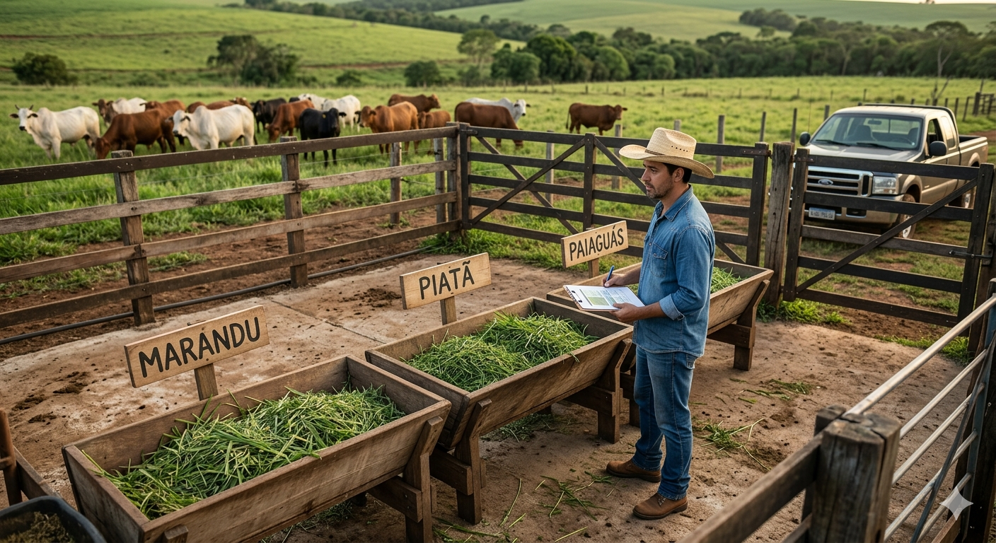 Como escolher entre Marandu Piatã e Paiaguás na fazenda