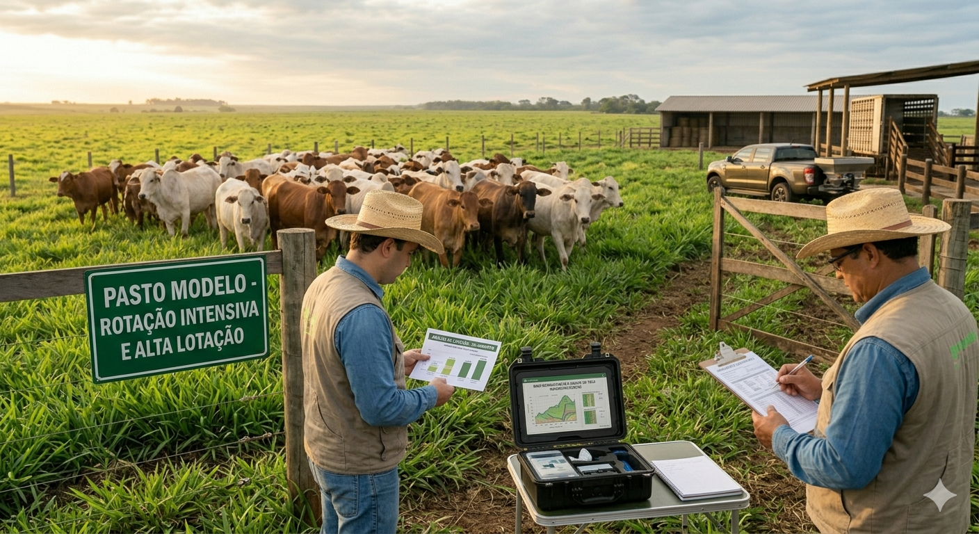 Como fazer rotação de pasto e dobrar a lotação animal