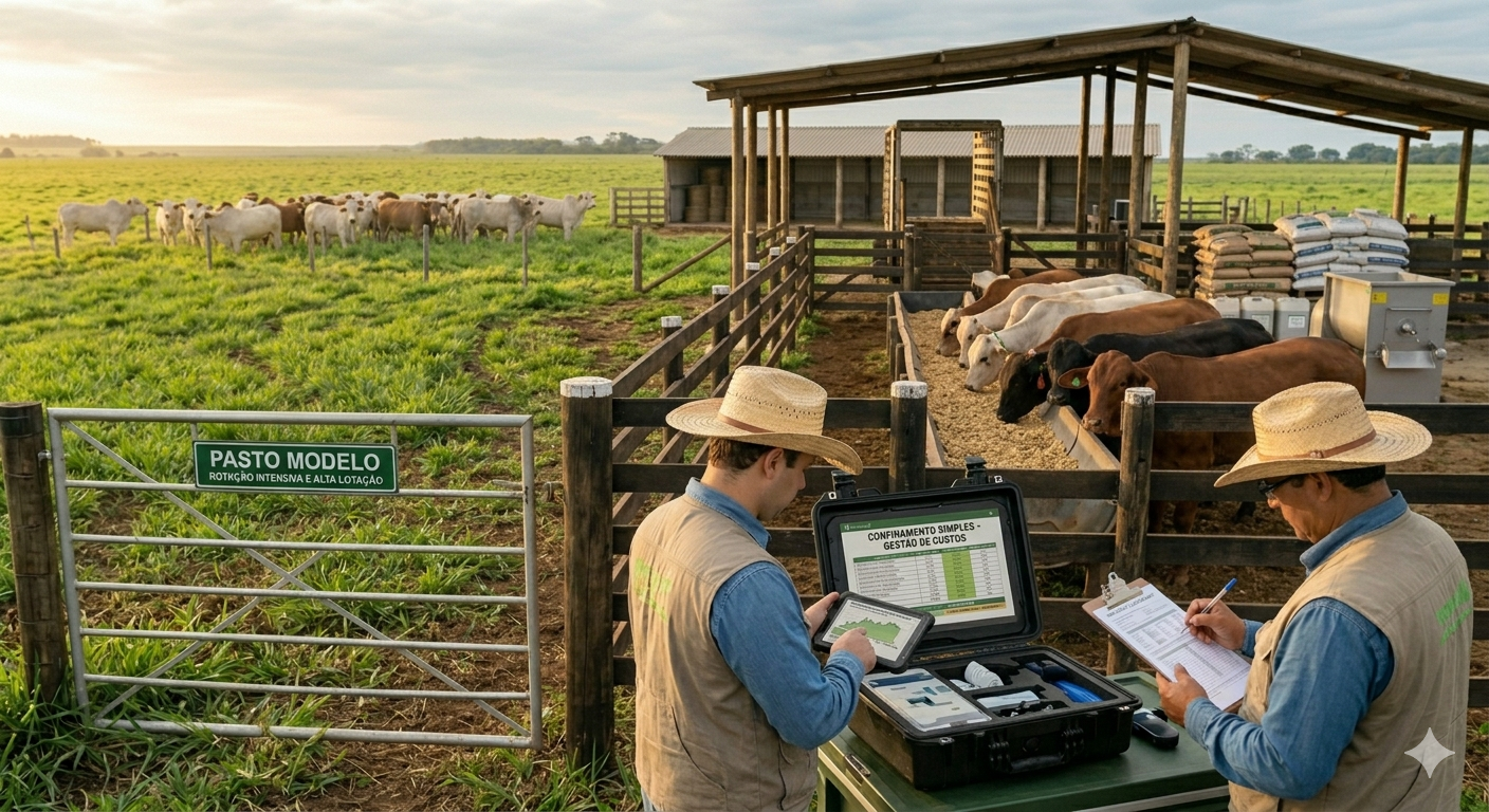 Como fazer um confinamento simples e barato na fazenda