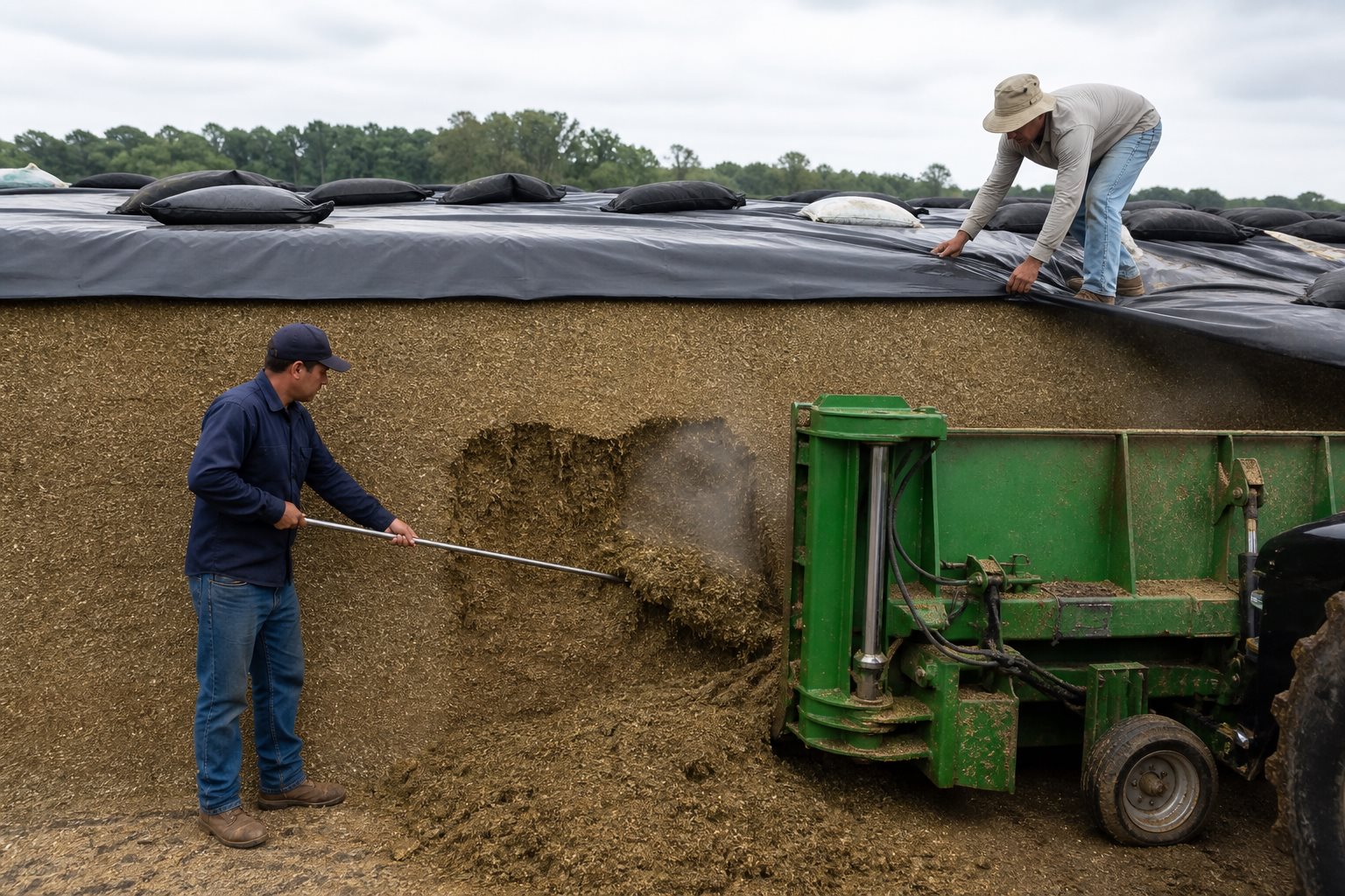 Manejo da face do silo: como retirar a silagem sem aquecimento e perdas