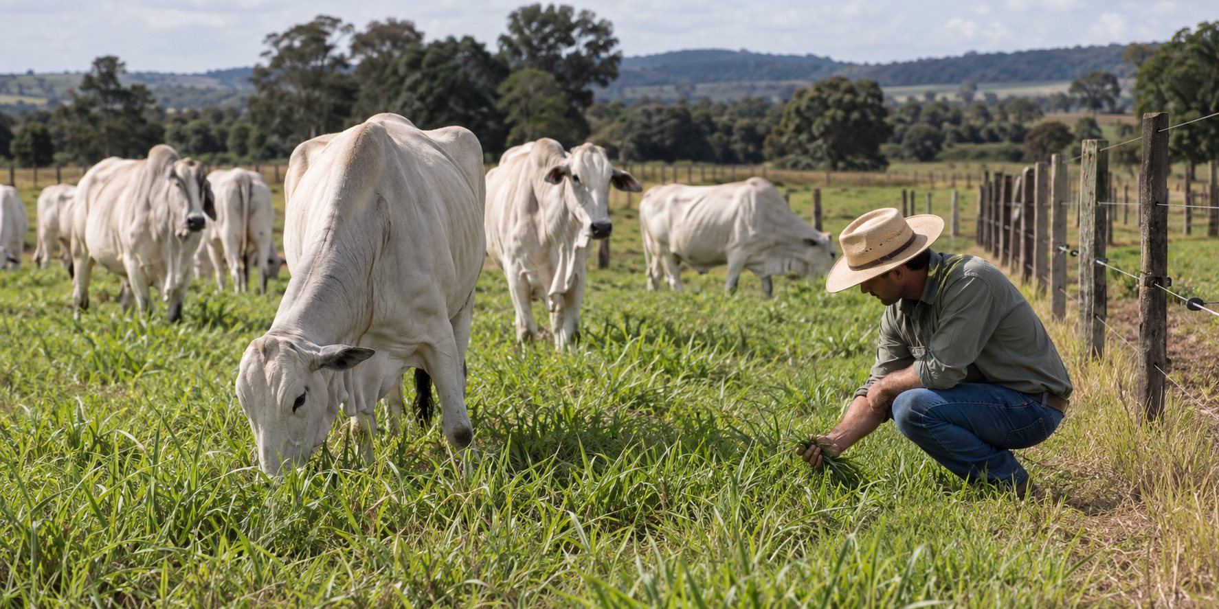 Manejo de pastagem rotacionada passo a passo para produzir mais arrobas por hectare