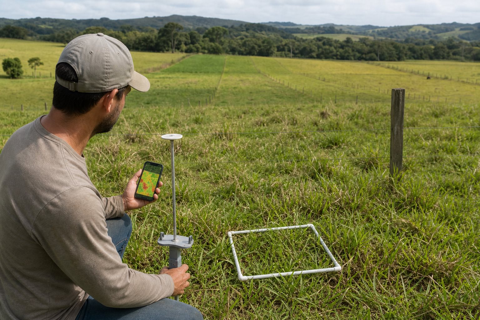 Como medir pastagem por satélite e celular sem gastar muito