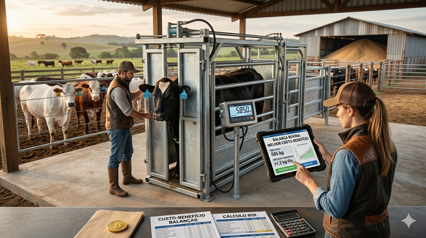 Qual a melhor balança de boi custo benefício para fazenda