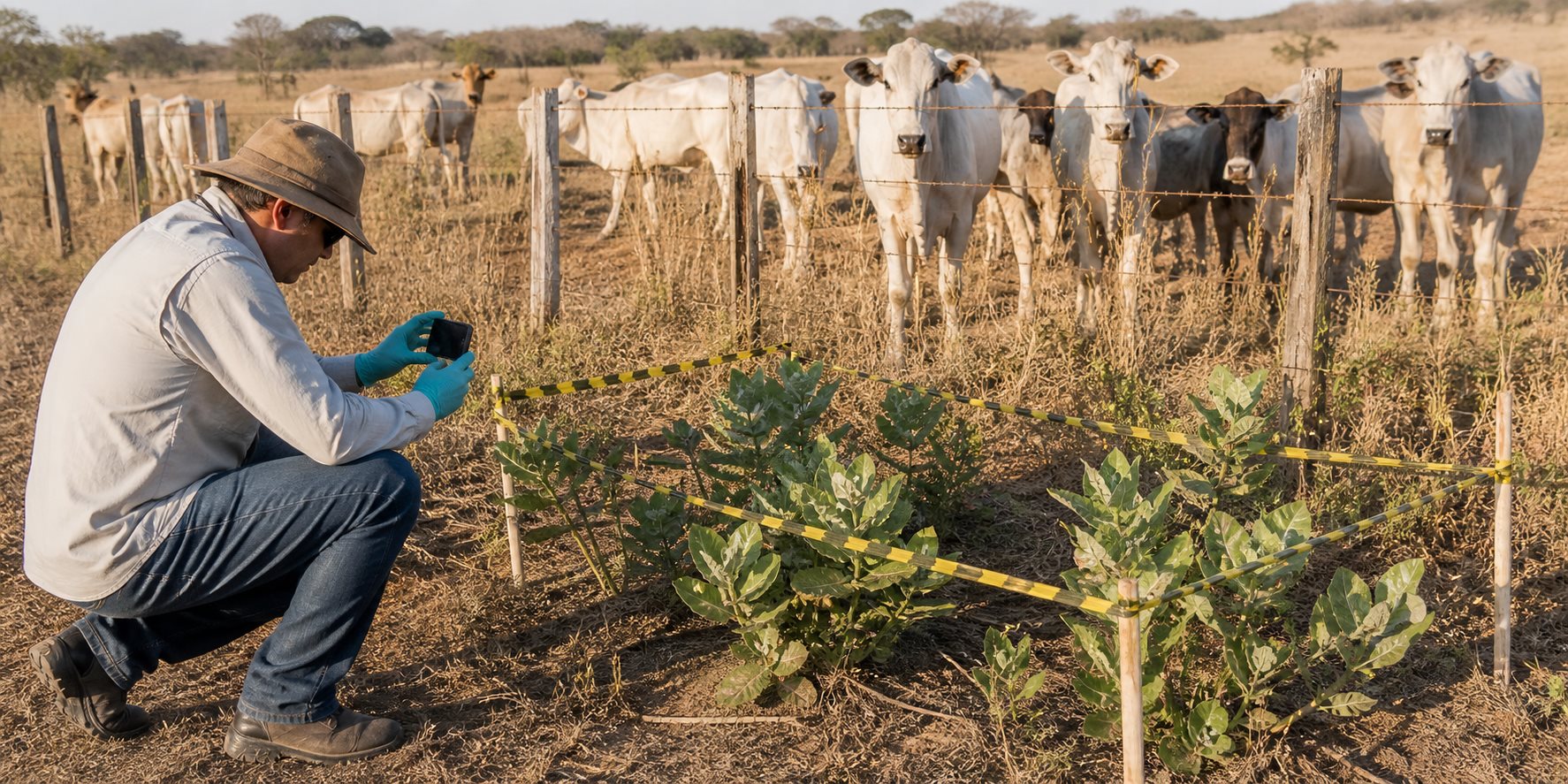 Plantas tóxicas para o gado na seca: como identificar o risco