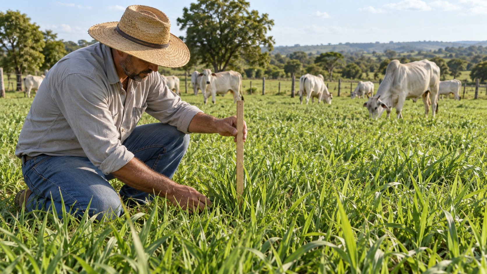 Qual a lotação ideal por hectare em Brachiaria brizantha