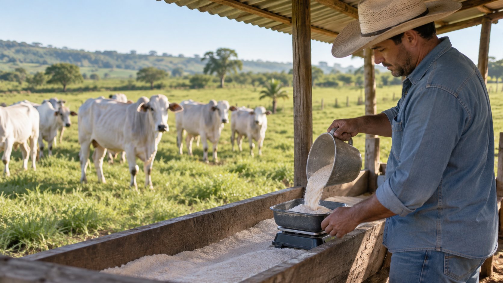 Sal mineral por boi por dia: como medir o consumo